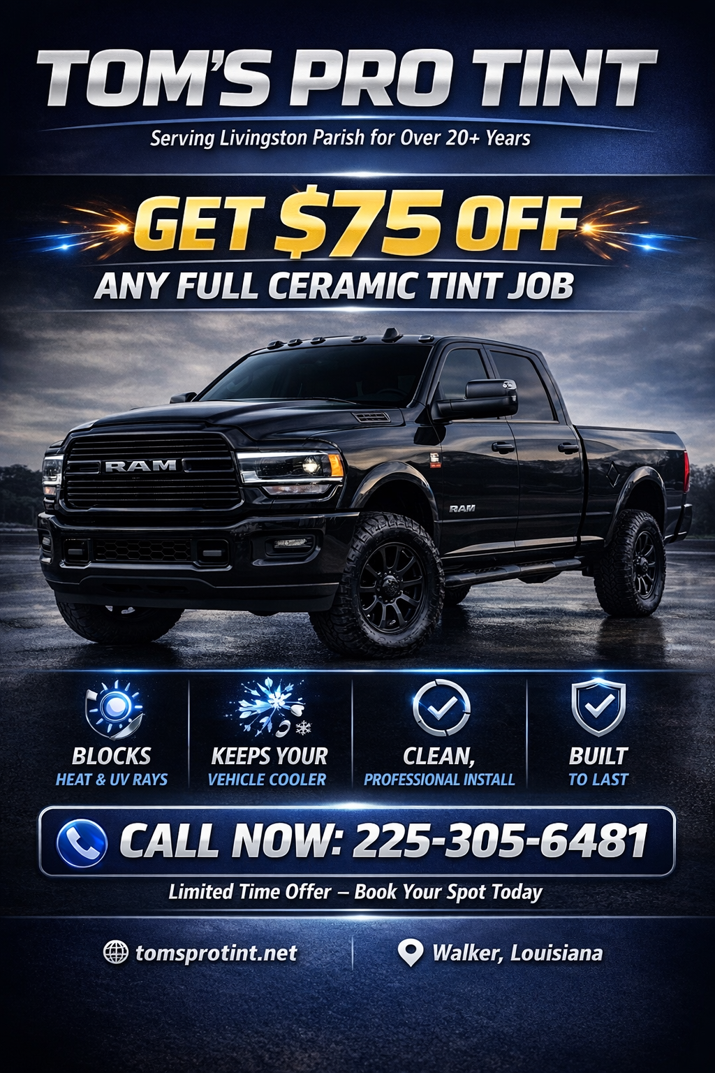 Tinted truck