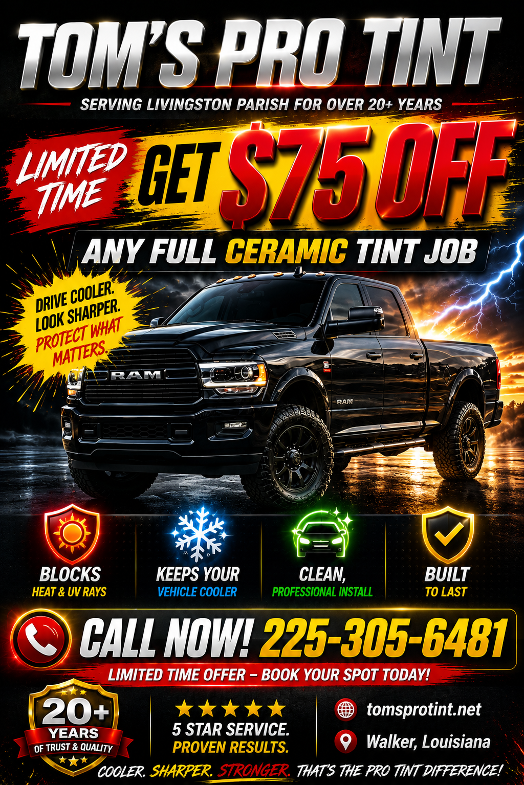 Tinted truck